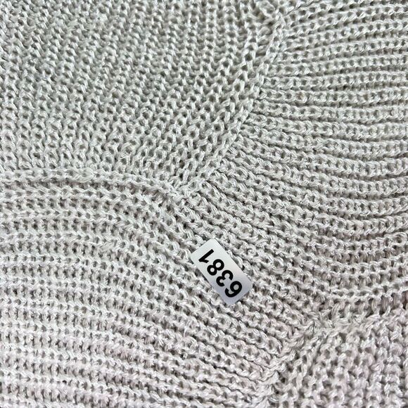 Nic+Zoe Sweater Womens Medium Gray tunic Circular Swirl  Pullover 3/4 sleeve - Picture 11 of 11